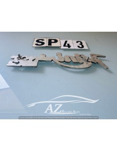 Fregio logo Innocenti Mini minor MK2 con segni del tempo 2