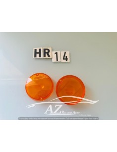 Plastica fanalino anteriore arancio Fiat OM Leoncino coppia