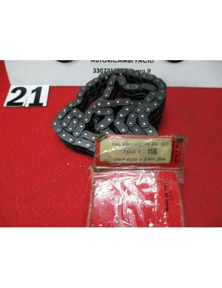 C35/2 catena distribuzione lancia fulvia passo 3/8x3/16 piastre 221x118 -  Az Ricambi  Sei alla ricerca di ricambi per la tua...