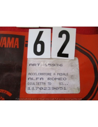 1170239051 cavo laccio acceleratore a pedale per alfa-romeo giulietta td 83 -  Az Ricambi  Sei alla ricerca di ricambi per la...