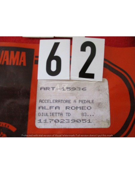 1170239051 cavo laccio acceleratore a pedale per alfa-romeo giulietta td 83 -  Az Ricambi  Sei alla ricerca di ricambi per la...