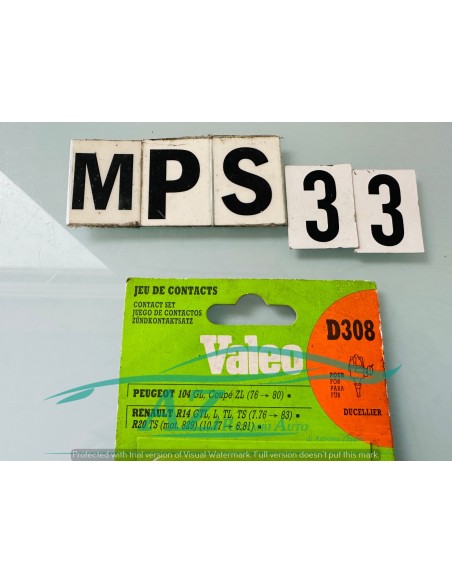 Contatti puntine Renault R14 R20 Peugeot 104 D308