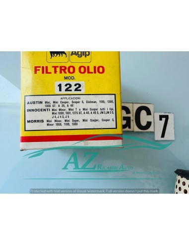 Filtro olio Innocenti Mini Minor Cooper Austin...