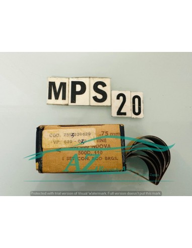 Bronzine semi cuscinetti biella Fiat 500 D 0,75