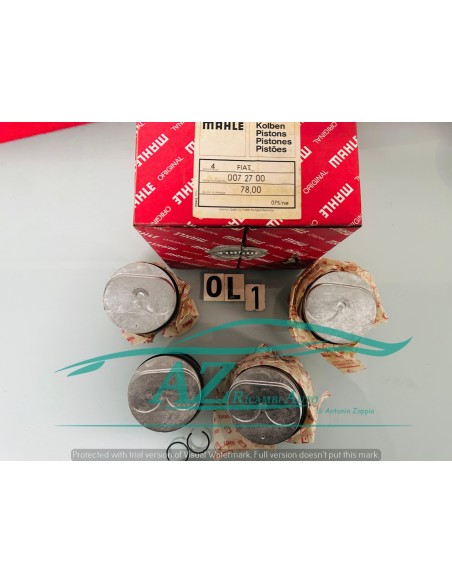 Serie pistoni completi Fiat 007 2700 diam.78