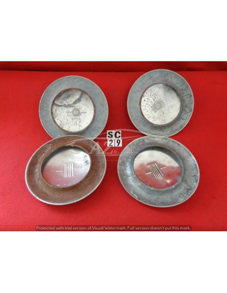 coppa ruota fiat 1100 103 241 alluminio 4-pezzi "con segni" -  Az Ricambi  Sei alla ricerca di ricambi per la tua auto d’epoca?