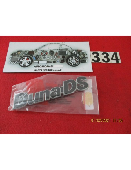 7610750 fregio logo adesivo adatto a fiat duna ds -  Az Ricambi  Sei alla ricerca di ricambi per la tua auto d’epoca?