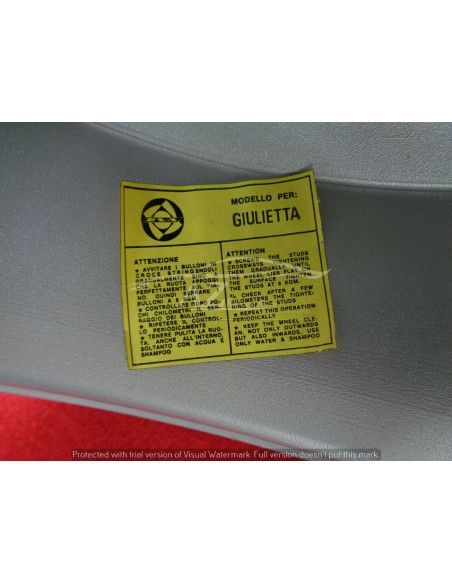 cerchi ruota in lega bwa 40259 13" x 6jj alfa-romeo giulietta set 4-pezzi -  Az Ricambi  Sei alla ricerca di ricambi per la t...