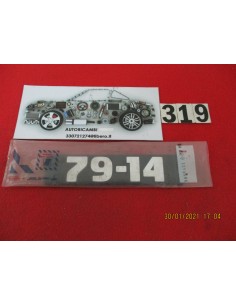 9068451 logo adesivo sigla modello autocarro fiat 79-14 -  Az Ricambi  Sei alla ricerca di ricambi per la tua auto d’epoca?