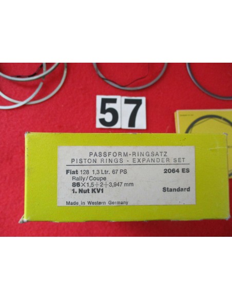 Serie fasce elastiche fiat 128 rally x1/9 79 diametro 86 sp 1.5-2-3.947 -  Az Ricambi  Sei alla ricerca di ricambi per la tua...