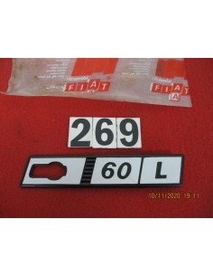 logo fregio scritta dx fiat ritmo 60 l in metallo -  Az Ricambi  Sei alla ricerca di ricambi per la tua auto d’epoca?