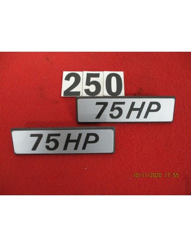 coppia logo fregio scritta 75 hp fiat 127 sport -  Az Ricambi  Sei alla ricerca di ricambi per la tua auto d’epoca?