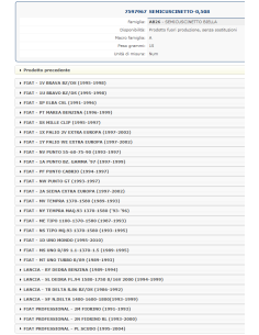 4150973 bronzine biella engine bearing fiat bravo punto uno turbo 0,508 -  Az Ricambi  Sei alla ricerca di ricambi per la tua... 2