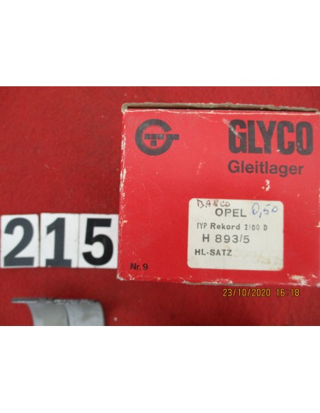 h8935 bronzine banco shaft bearing opel rekord diesel 0,50 -  Az Ricambi  Sei alla ricerca di ricambi per la tua auto d’epoca?