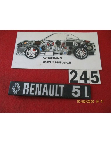 logo fregio scritta renault 5 l -  Az Ricambi  Sei alla ricerca di ricambi per la tua auto d’epoca?