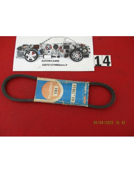 1183 cinghia alternatore 9,5x739 peugeot 305 -  Az Ricambi  Sei alla ricerca di ricambi per la tua auto d’epoca?