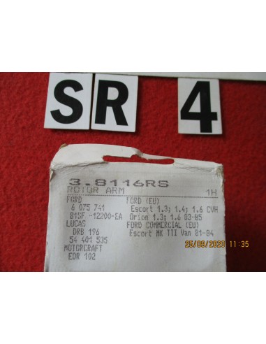 3.8116 rs spazzola rotante ford escort orion -  Az Ricambi  Sei alla ricerca di ricambi per la tua auto d’epoca?