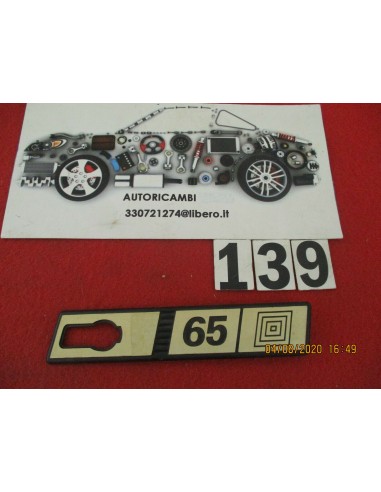 logo fregio scritta fiat ritmo dx 65 metallo -  Az Ricambi  Sei alla ricerca di ricambi per la tua auto d’epoca?