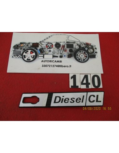 logo fregio scritta fiat ritmo dx diesel cl -  Az Ricambi  Sei alla ricerca di ricambi per la tua auto d’epoca?