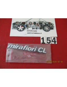 5924984 logo fregio scritta fiat 131 mirafori cl in metallo -  Az Ricambi  Sei alla ricerca di ricambi per la tua auto d’epoca?