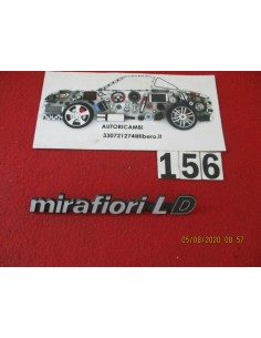 logo fregio scritta fiat 131 mirafori ld in metallo -  Az Ricambi  Sei alla ricerca di ricambi per la tua auto d’epoca?