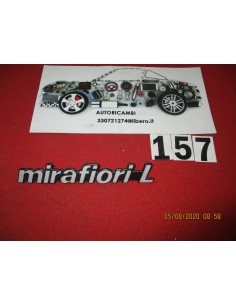 logo fregio scritta fiat 131 mirafori l in metallo -  Az Ricambi  Sei alla ricerca di ricambi per la tua auto d’epoca?