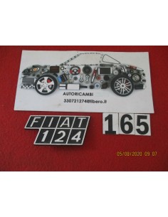 logo fregio scritta fiat 124 -  Az Ricambi  Sei alla ricerca di ricambi per la tua auto d’epoca?