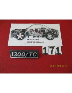 logo fregio scritta fiat 131 1300 tc -  Az Ricambi  Sei alla ricerca di ricambi per la tua auto d’epoca?