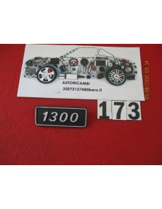 logo fregio scritta fiat 131 1300 in metallo -  Az Ricambi  Sei alla ricerca di ricambi per la tua auto d’epoca?
