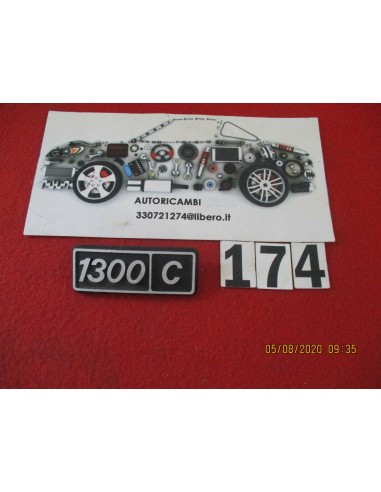 logo fregio scritta fiat 131 1300 c in metallo -  Az Ricambi  Sei alla ricerca di ricambi per la tua auto d’epoca?