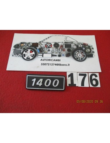 logo fregio scritta fiat 131 1400 metallo -  Az Ricambi  Sei alla ricerca di ricambi per la tua auto d’epoca?