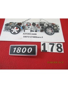 logo fregio scritta fiat 132 131 1800 in metallo -  Az Ricambi  Sei alla ricerca di ricambi per la tua auto d’epoca?