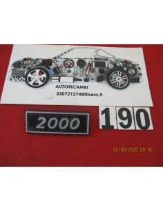 logo fregio scritta fiat 2000 -  Az Ricambi  Sei alla ricerca di ricambi per la tua auto d’epoca?