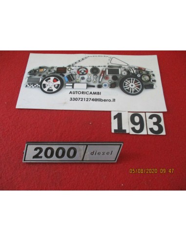 logo fregio scritta fiat 131 132 2000 diesel -  Az Ricambi  Sei alla ricerca di ricambi per la tua auto d’epoca?