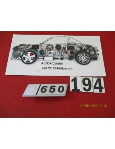 logo fregio scritta fiat 126 650 in metallo -  Az Ricambi  Sei alla ricerca di ricambi per la tua auto d’epoca?