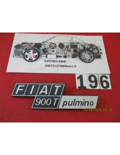 logo fregio scritta fiat 900t pulmino in metallo -  Az Ricambi  Sei alla ricerca di ricambi per la tua auto d’epoca?