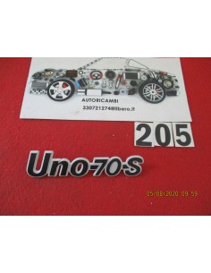 logo fregio scritta fiat uno 70 s in metallo -  Az Ricambi  Sei alla ricerca di ricambi per la tua auto d’epoca?