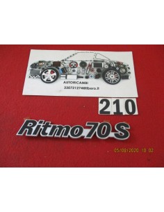 logo fregio scritta fiat ritmo 70 s -  Az Ricambi  Sei alla ricerca di ricambi per la tua auto d’epoca?
