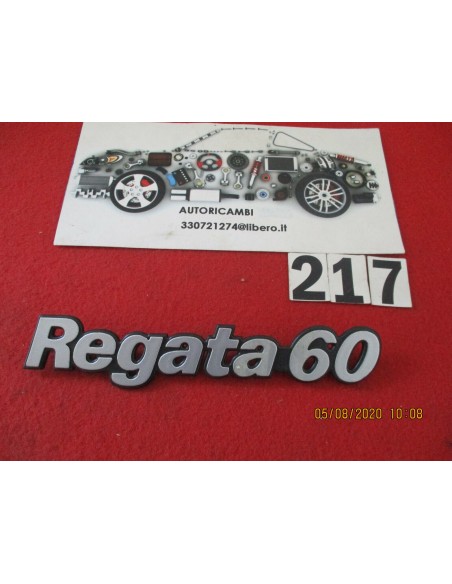 logo fregio scritta adatto a fiat regata 60 -  Az Ricambi  Sei alla ricerca di ricambi per la tua auto d’epoca?